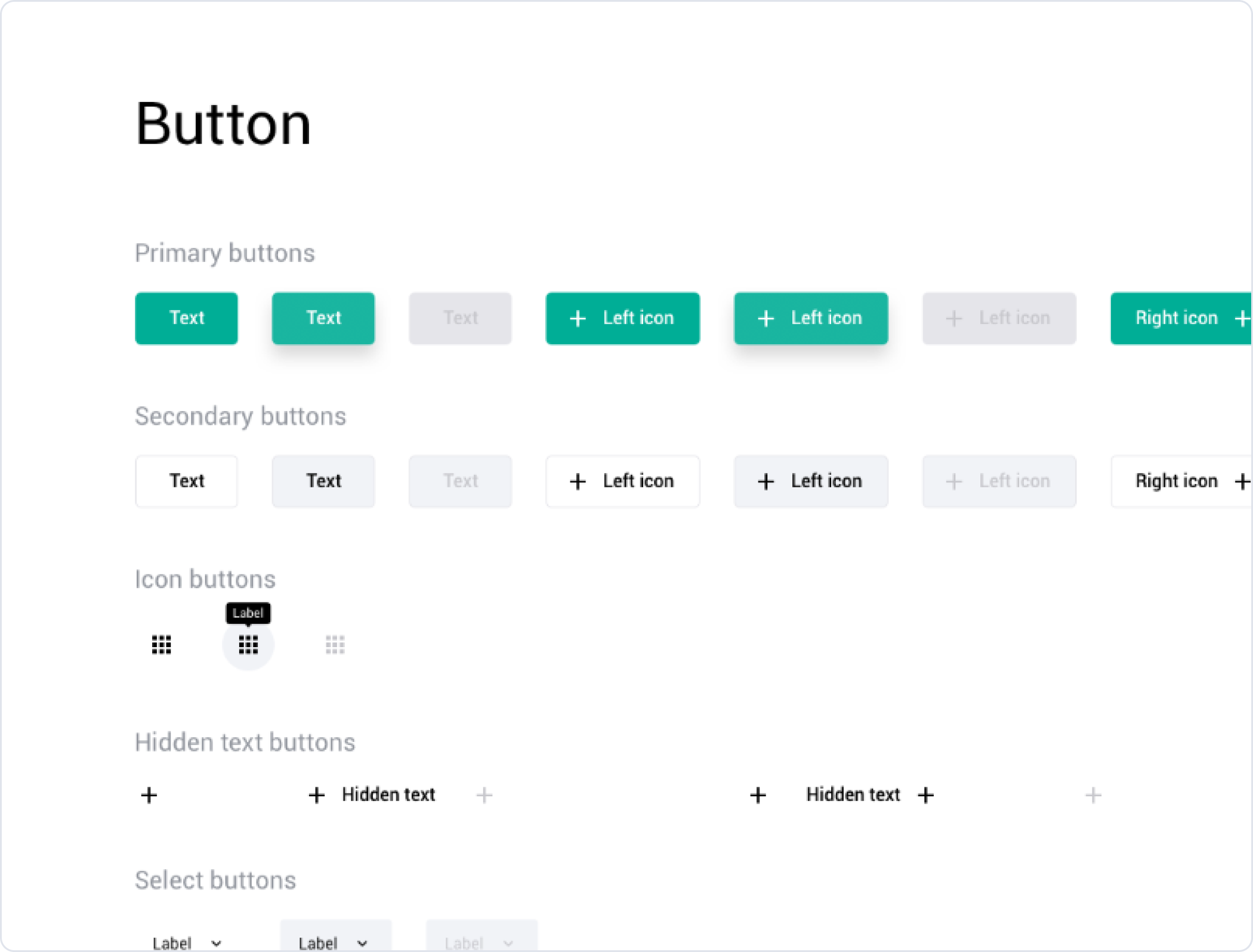 Buttons component.