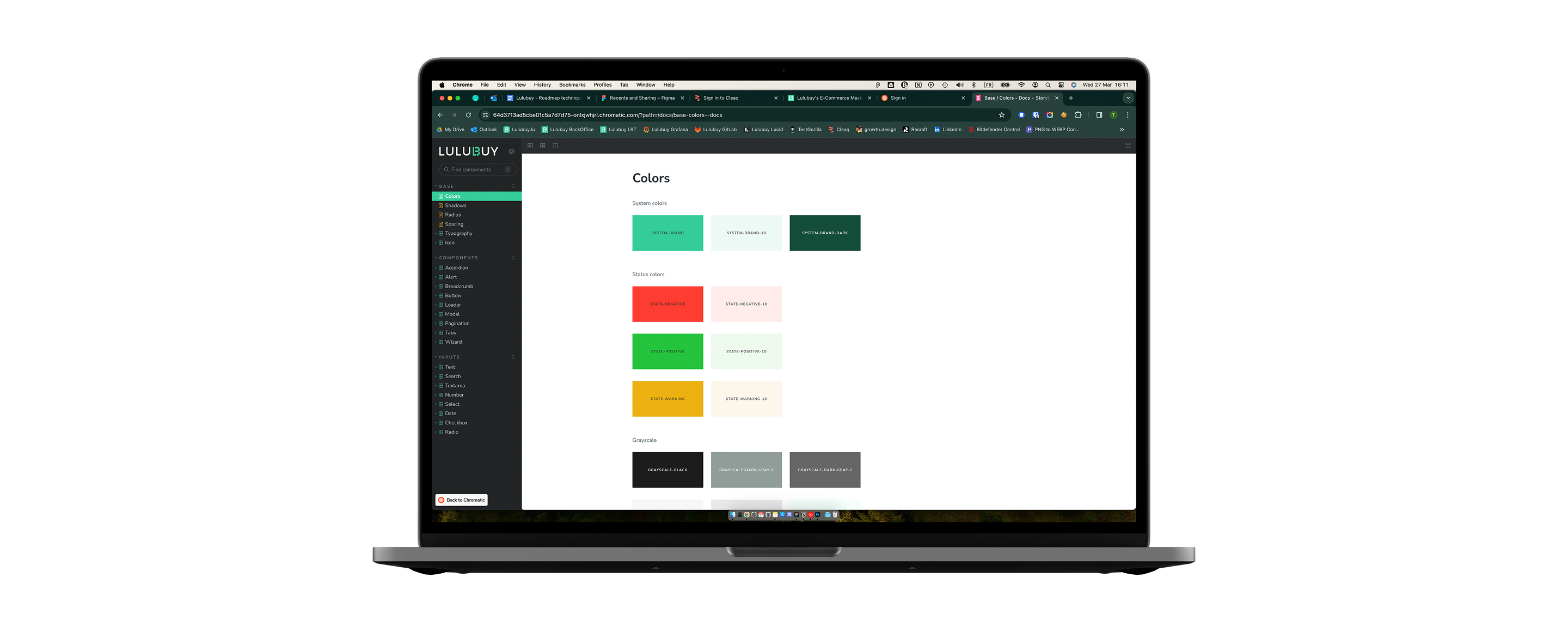 Single design system shared across all products.