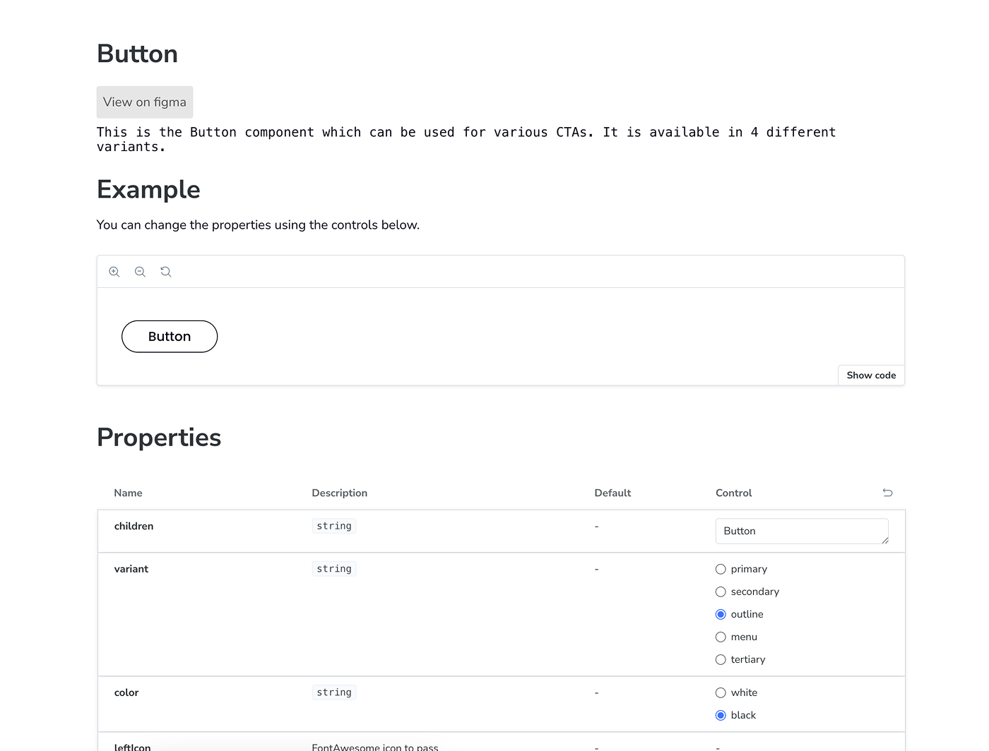 Design system co-built in Figma & Storybook.